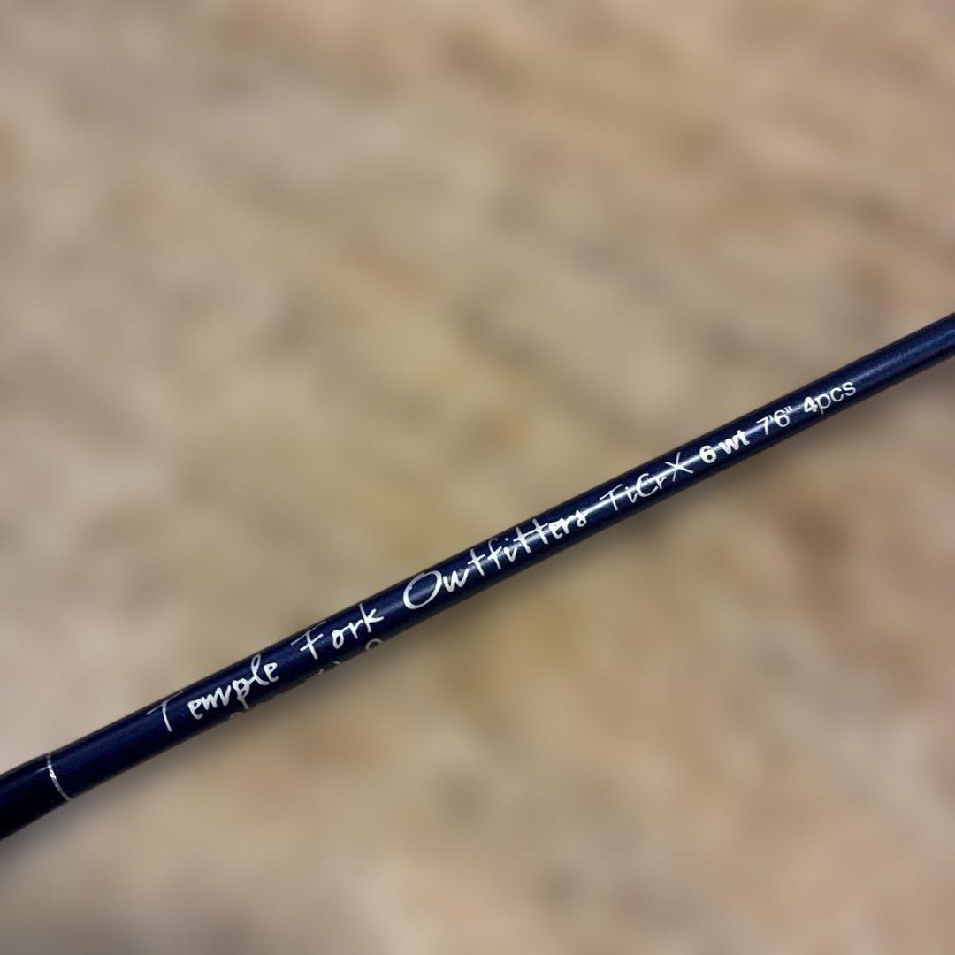 テンプルフォークアウトフィッターズ フライロッド7.6\"6wt4pcs