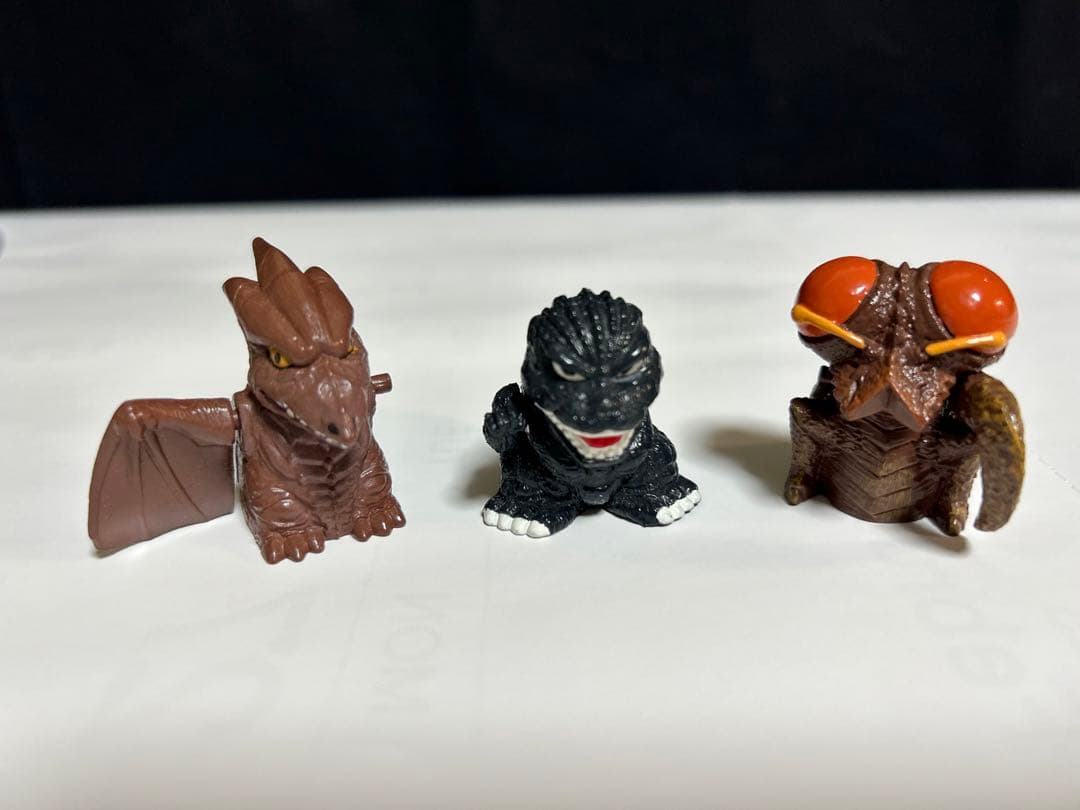 【レトロ】 ゴジラ ソフビ 指人形 19体＋α