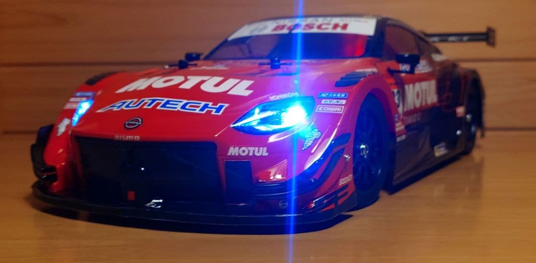 MOTUL AUTECH Z LEDライト付＆プロポバッテリー充電器完成品セット