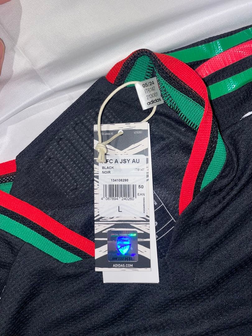 サカ　24-25アーセナル　アウェイ背番号7正規品 オーセンティック