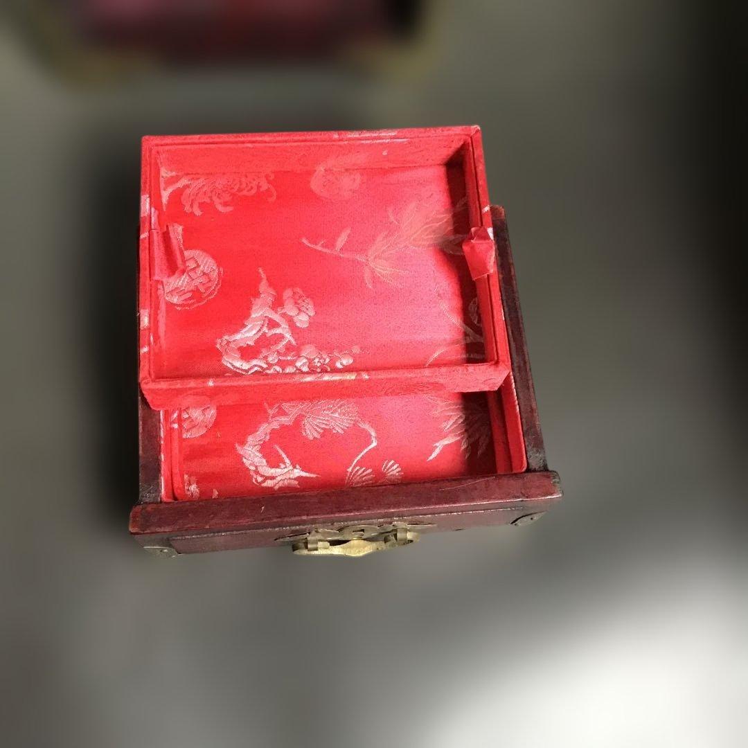 ヴィンテージ宝石箱　ジュエリーボックス　ミニ箪笥　中国骨董品