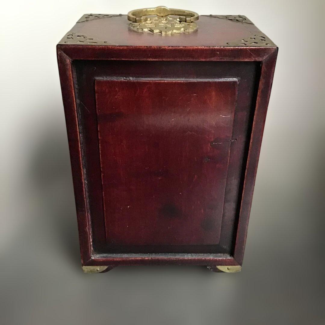 ヴィンテージ宝石箱　ジュエリーボックス　ミニ箪笥　中国骨董品