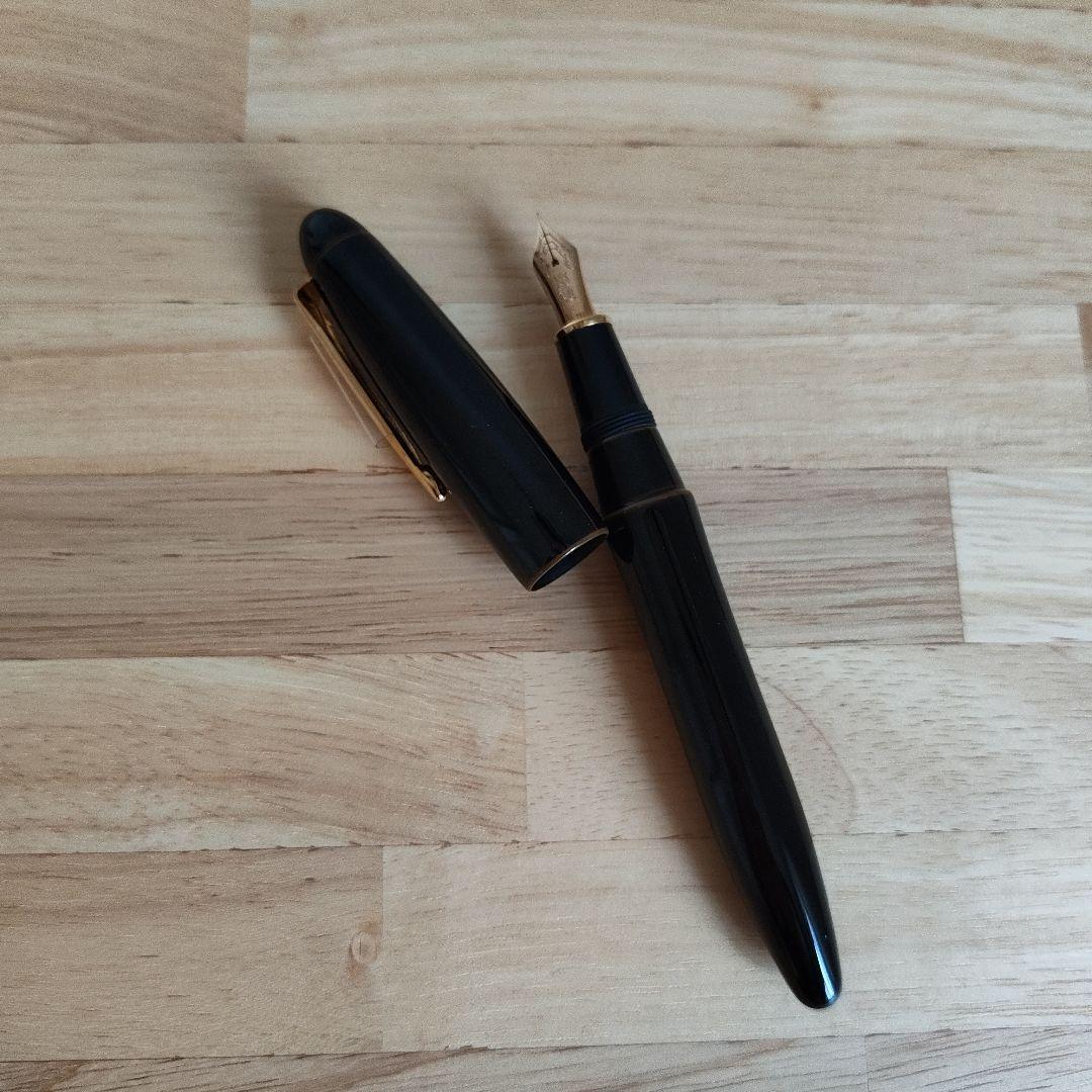 プラチナ万年筆 出雲 枇杷溜 F 細字 18K