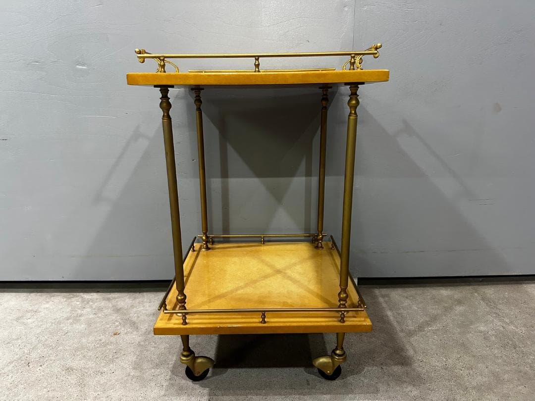 超希少『ALDO TURA』アルドトゥーラ キッチンワゴン サイドテーブル