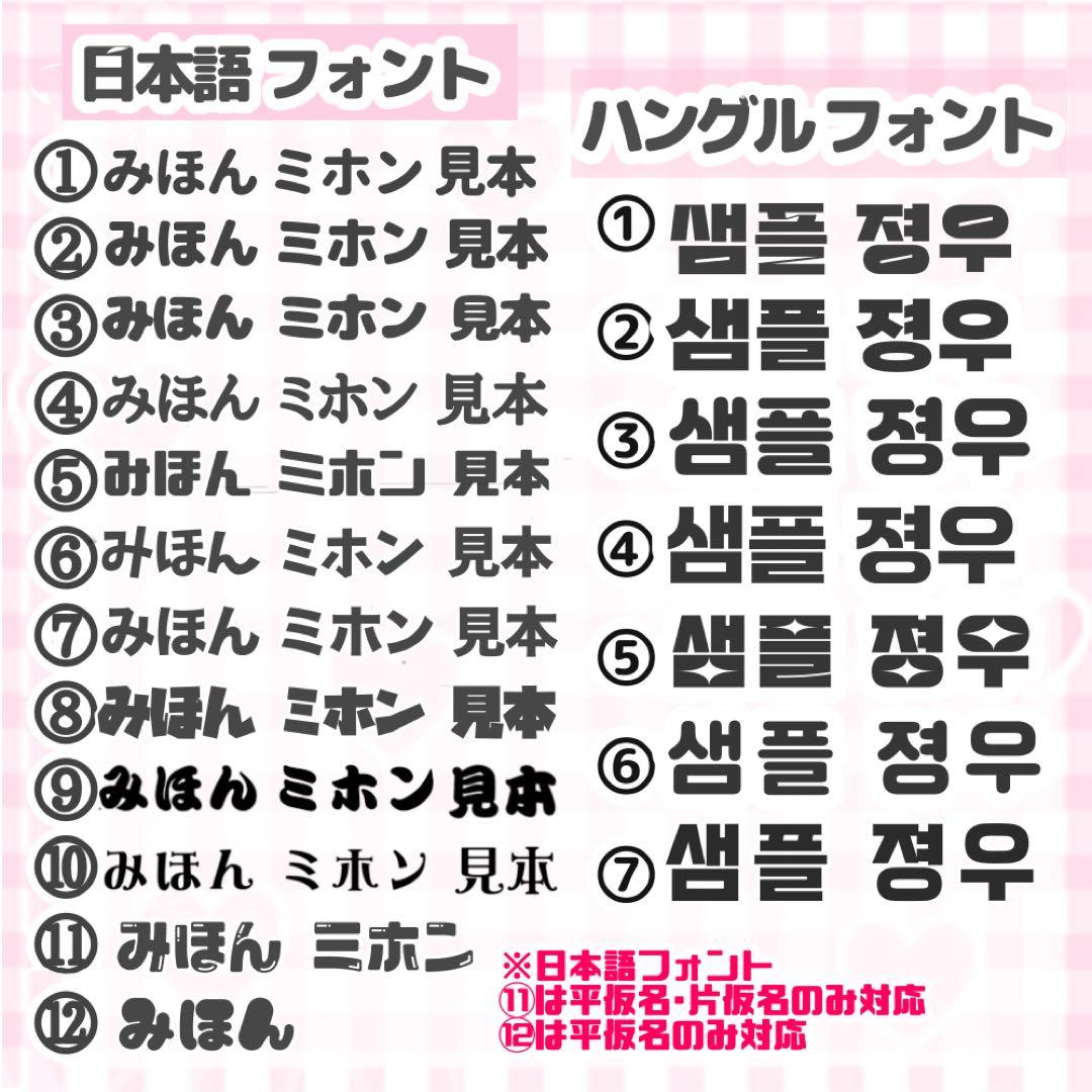 ポン太様 うちわ文字 オーダーページ