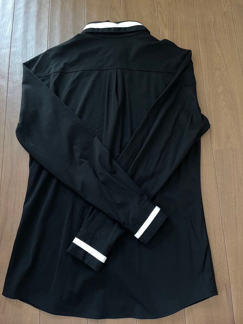 CRONOS 黒 ボタンダウンシャツ 長袖