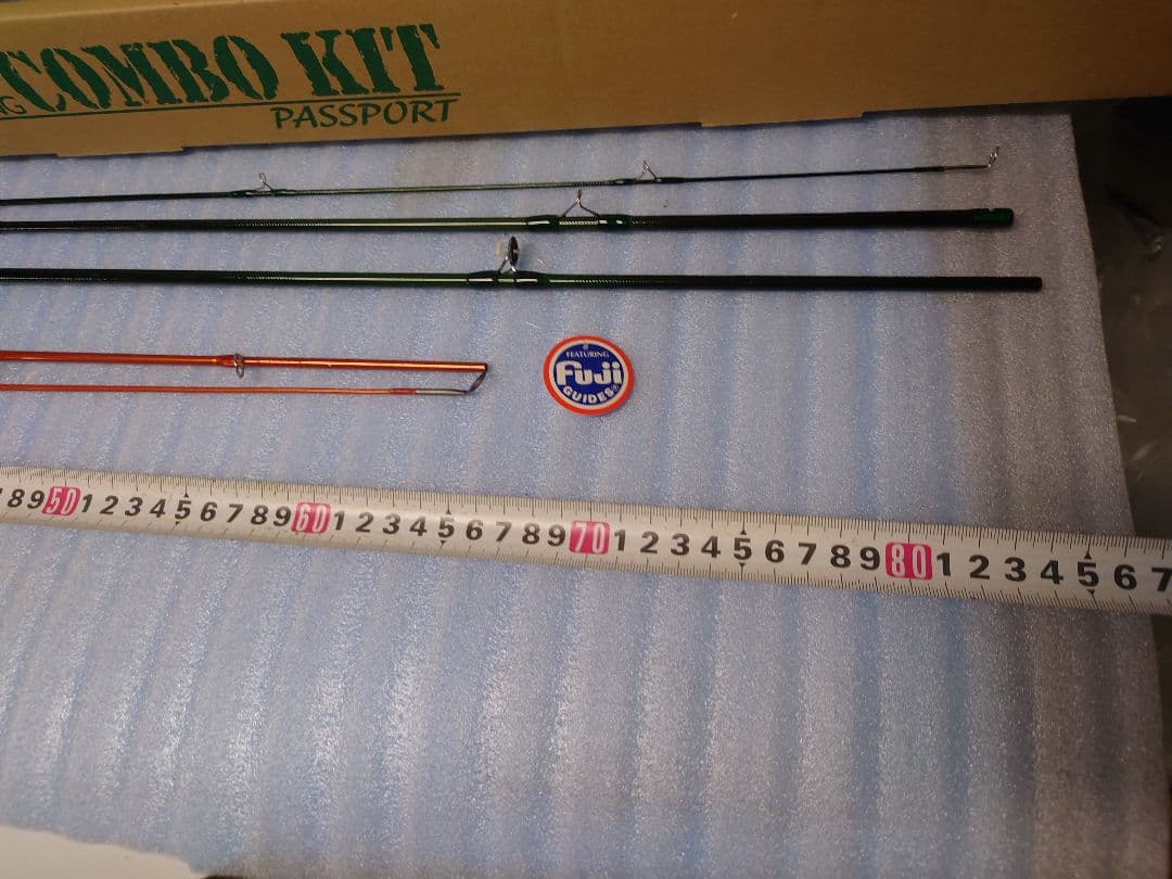 COMBO KIT フライロッドセット　8ft 　練習竿＆ライン付き