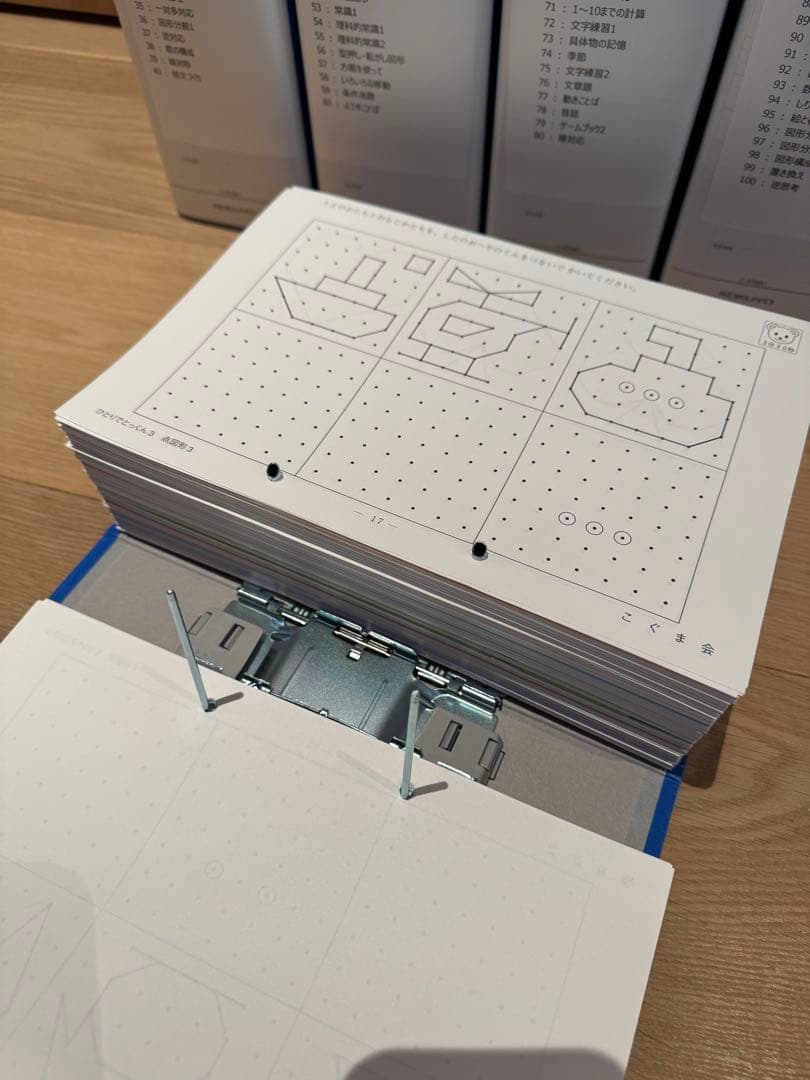 こぐま会 ひとりでとっくん全100冊 裁断済み