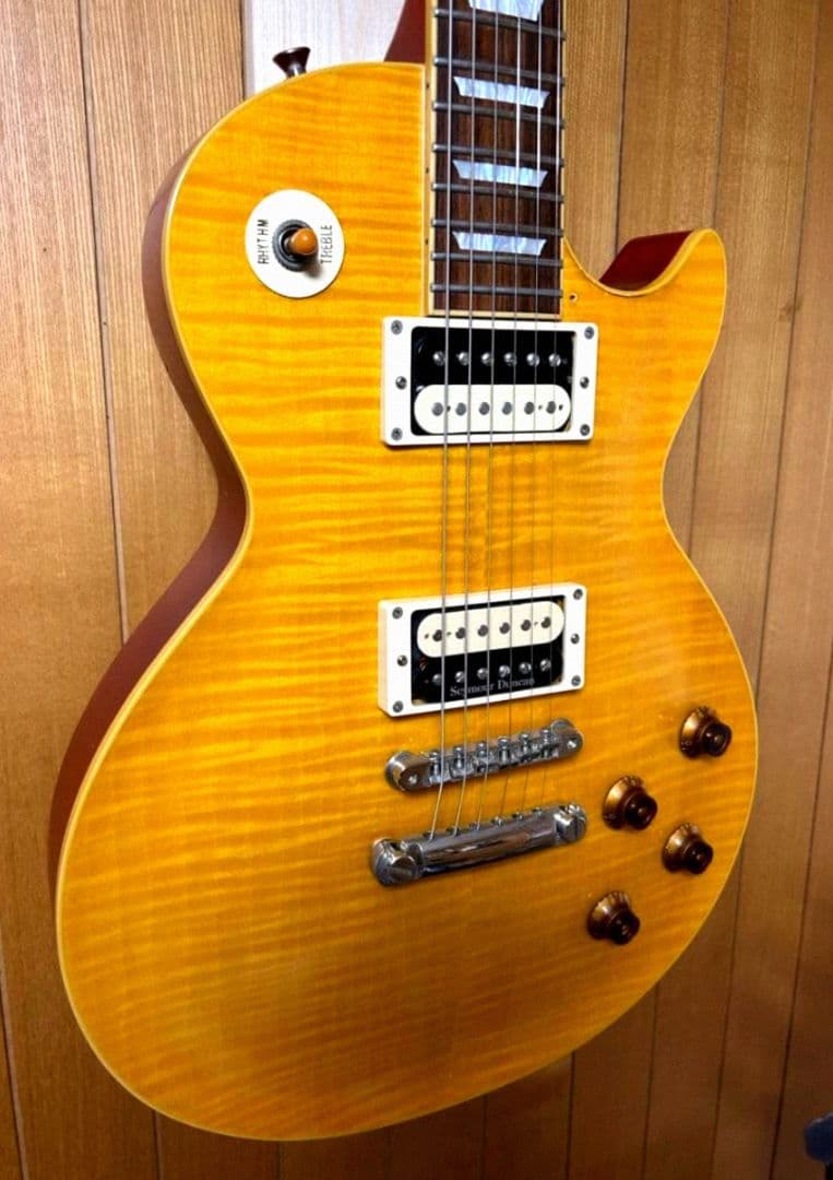 EDWARDS 極上個体レスポールタイプ レモンドロップバリトラ