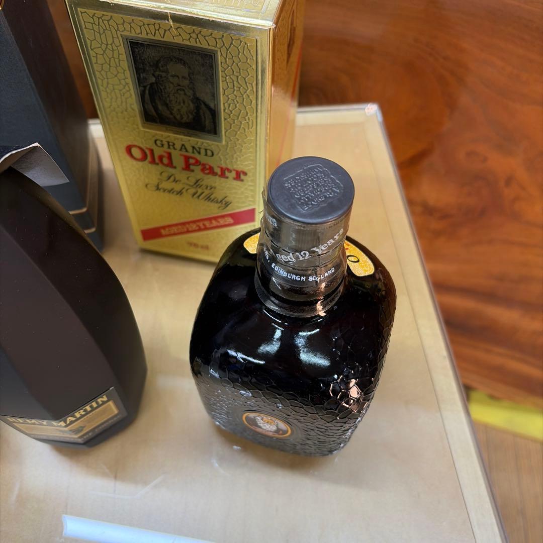 REMY MARTIN、Otaru、Old Parr 古酒3本セット