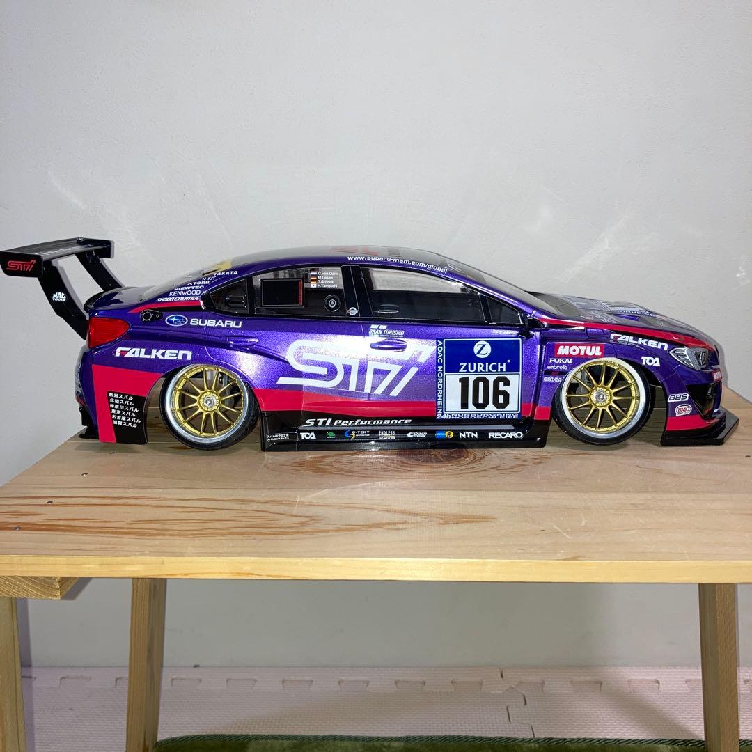 タミヤ　SUBARU WRX STI NBRチャレンジ ボディ