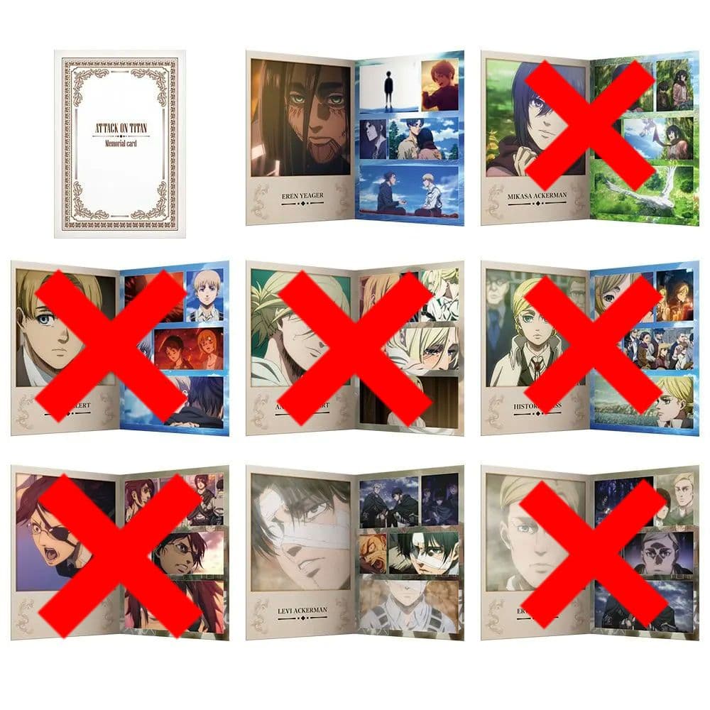 【新品】一番くじ　進撃の巨人～地鳴らし　ラストワン賞　C賞　D賞　EFGHI賞