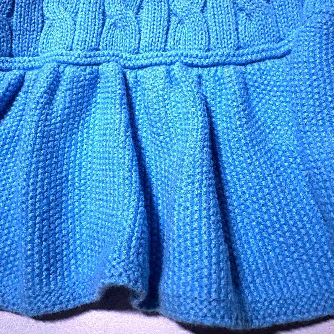 ラルフ Ralph Lauren ケーブルニット XL ペプラム カーディガン