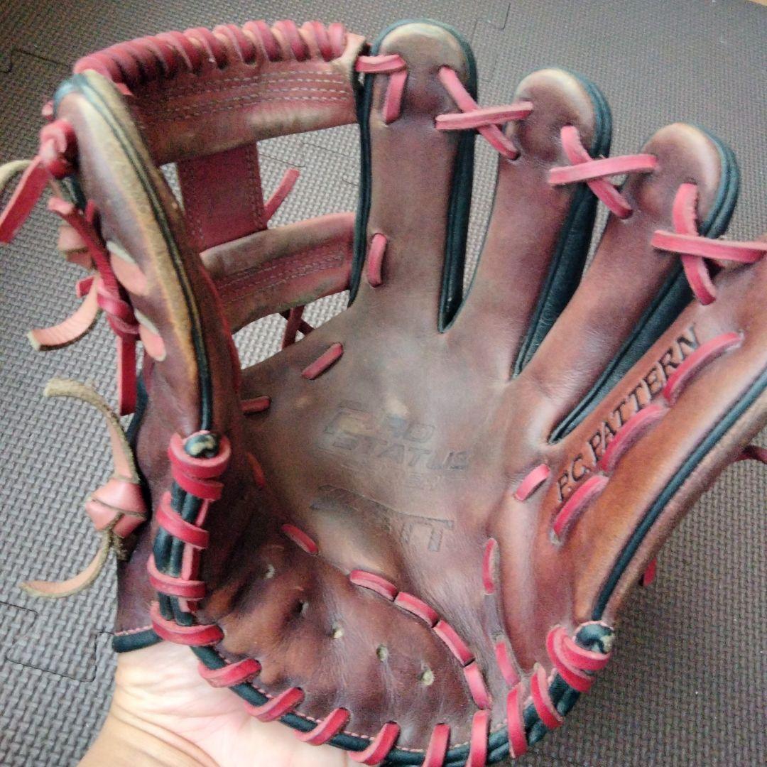 ZETT 軟式グローブ 黒/茶 内野用 今宮モデルオーダー