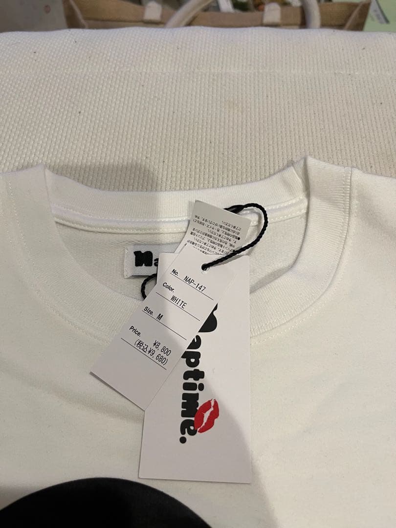Naptime BIG T-SHIRTS-WHITE Tシャツ