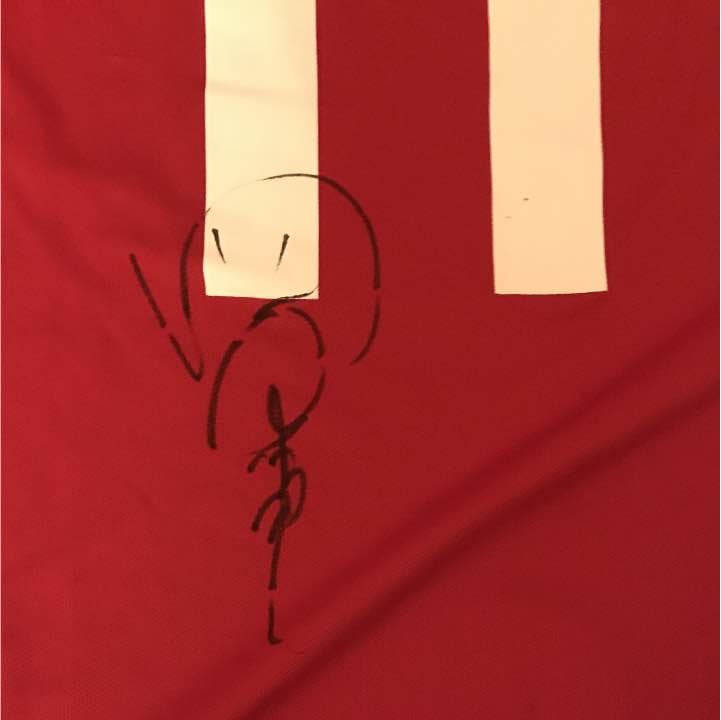 田中達也サイン入りユニホーム