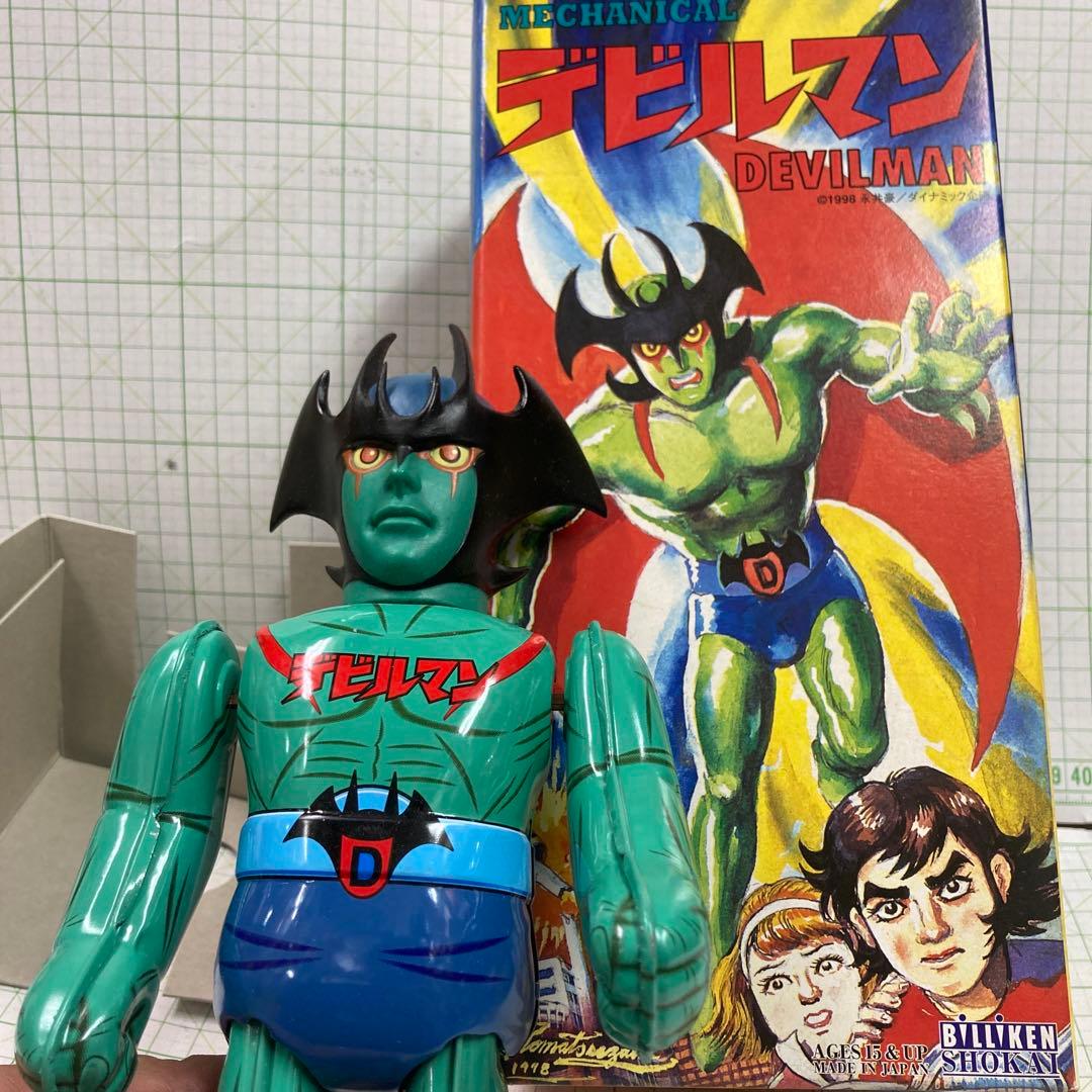 1998年ビリケン商会から限定品として発売ブリキ製ゼンマイ歩行希少品!デビルマン