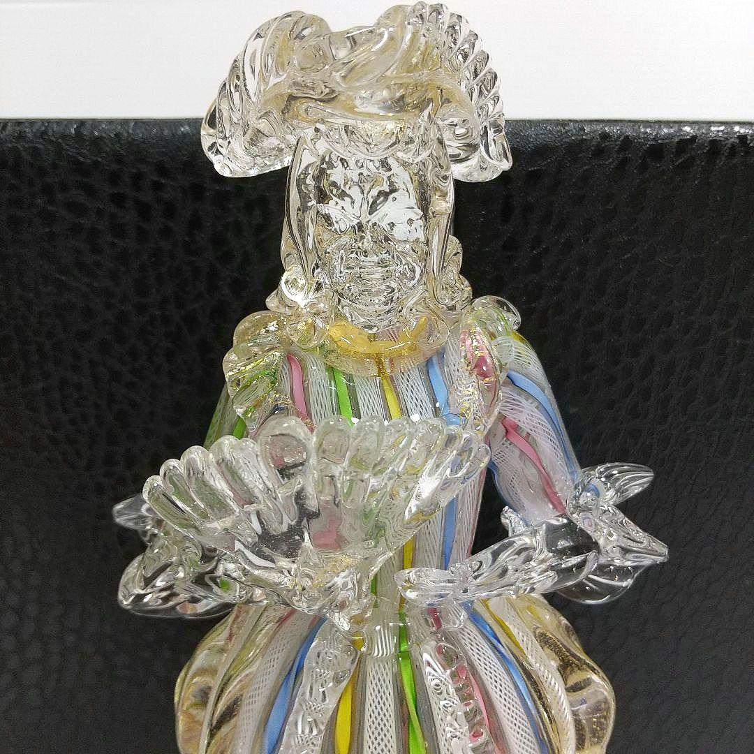 ベネチアンガラス 人形 フィギュリン ヴェネチアン ムラーノ MURANO