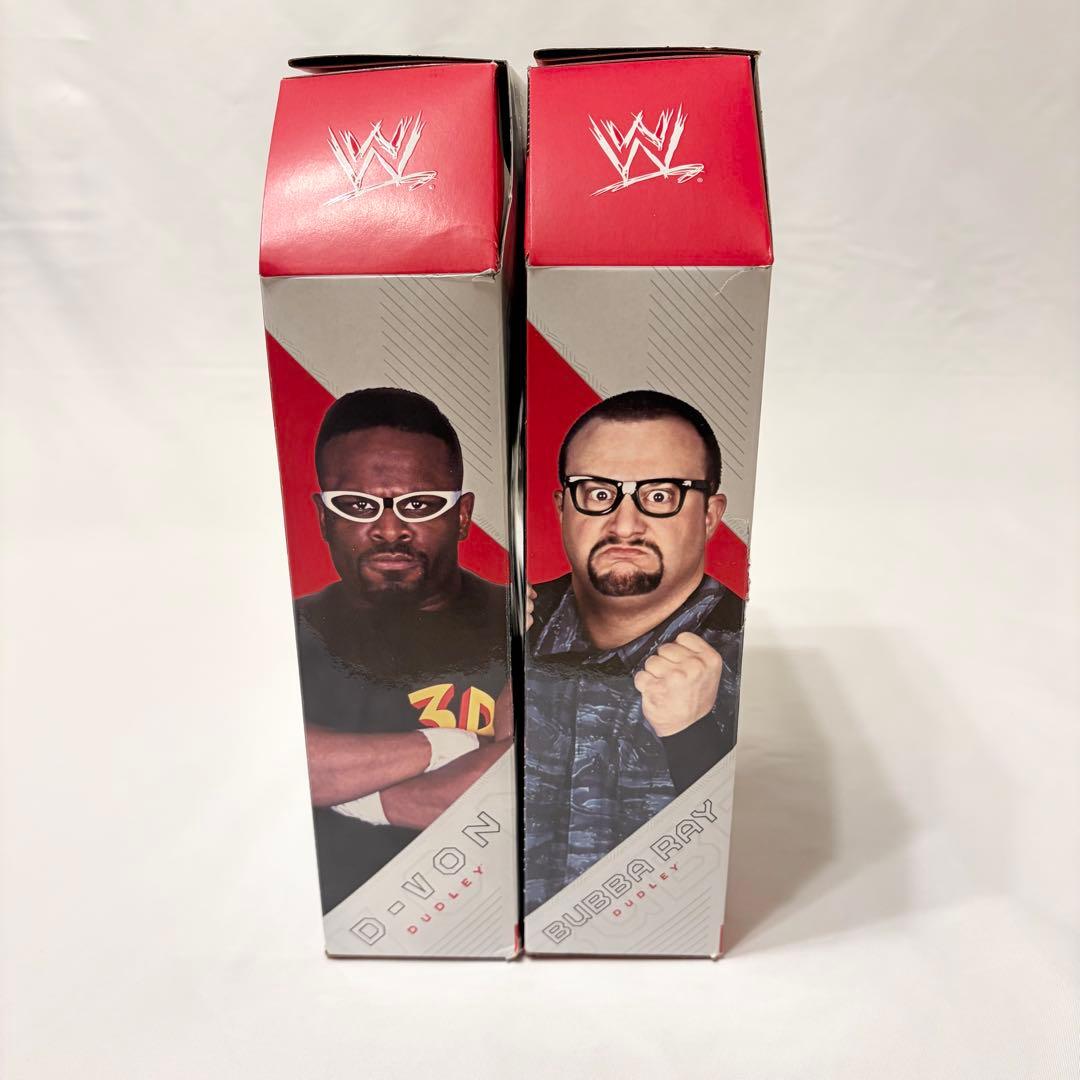 【新品未使用】WWE 公式 ダッドリーズ ベルト付 フィギュア マテル 海外限定