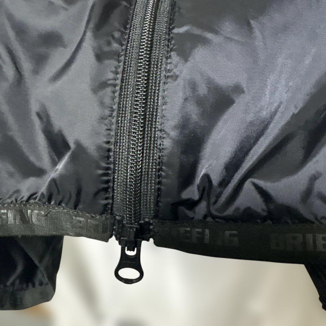 ブリーフィング　ナイロンジャケット　ダブルジップ　ブラック　XL