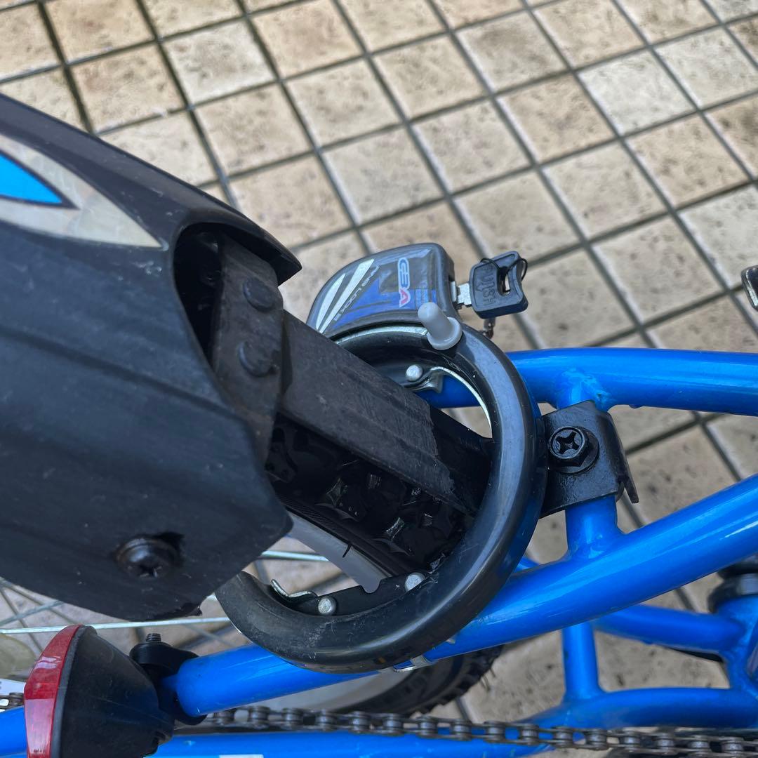 断捨離中★aoi　小学3年生以上　キッズ用自転車ブルー6速ギア付　手渡希望