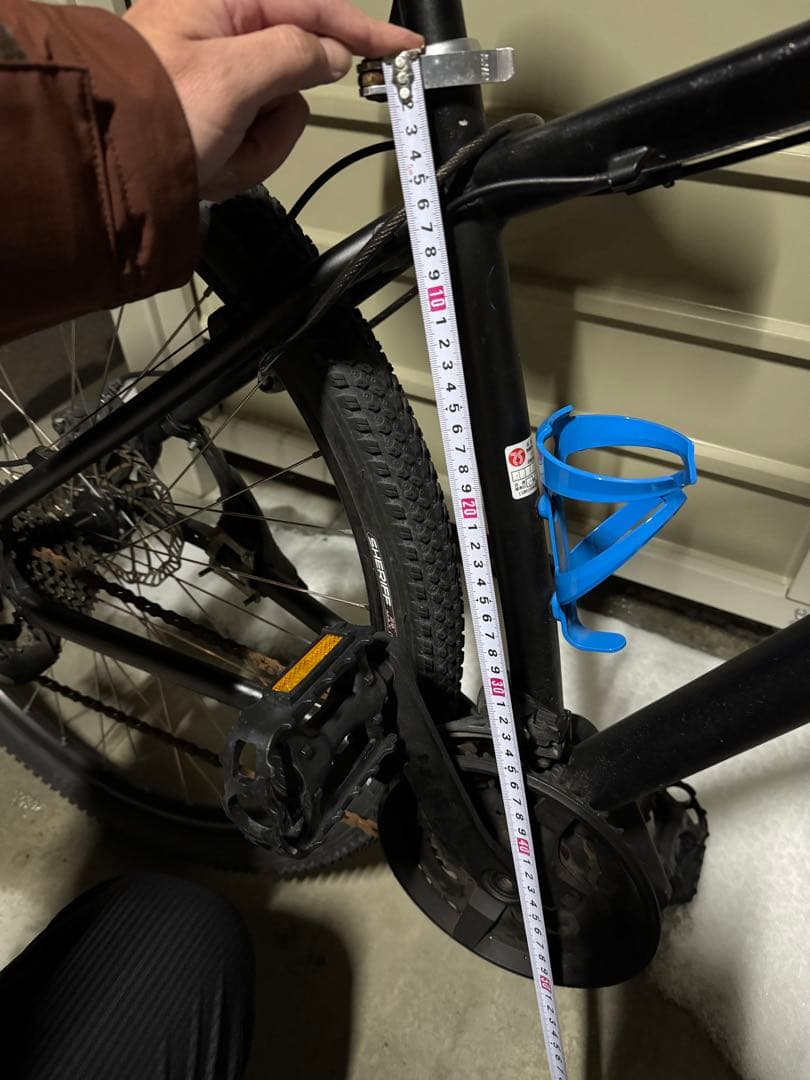 【中古・青森市引取限定】黒 マウンテンバイク メリダ