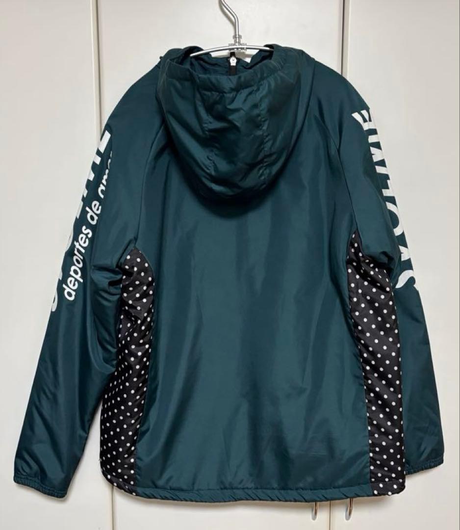 スボルメ svolme 中綿ジップアップパーカー　上下セット　ドット切替