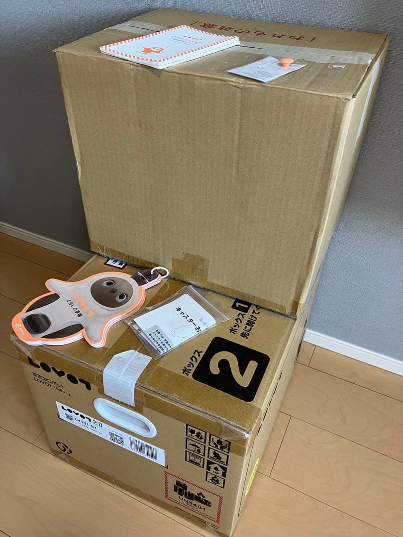 LOVOTラボット2.0本体&ネスト(ちゃ)、2023年12月購入、稼働約７か月