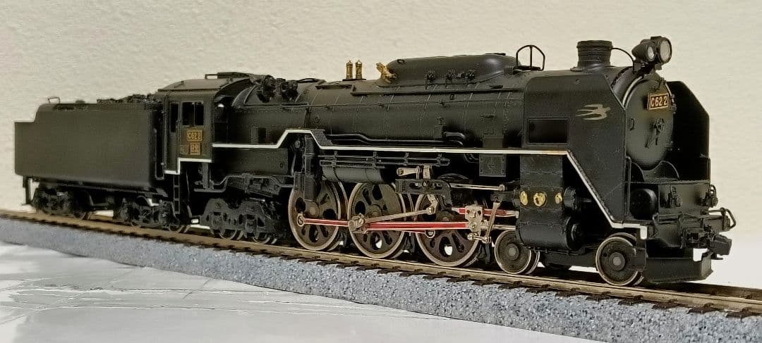 HOゲージ 天賞堂 Ｃ622号機蒸気機関車、モーター交換、メンテナンス済