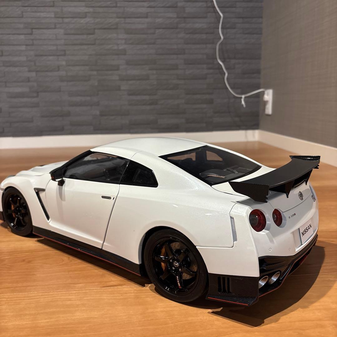 『リアウイング補修歴あり』デアゴスティーニ　1/8 GT-R R35 ニスモ