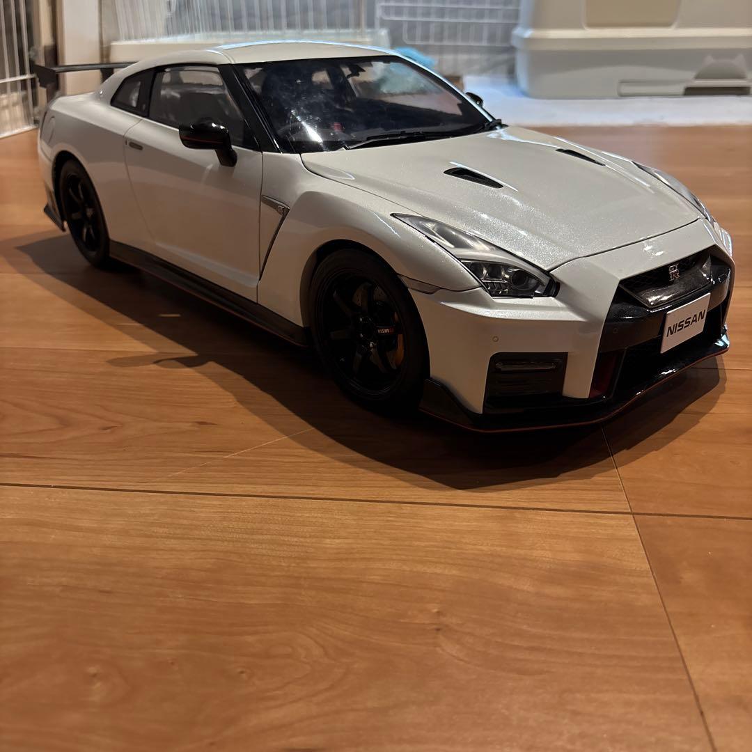 『リアウイング補修歴あり』デアゴスティーニ　1/8 GT-R R35 ニスモ