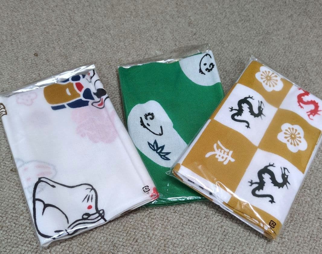 竺仙手ぬぐい12枚セット昭和レトロ