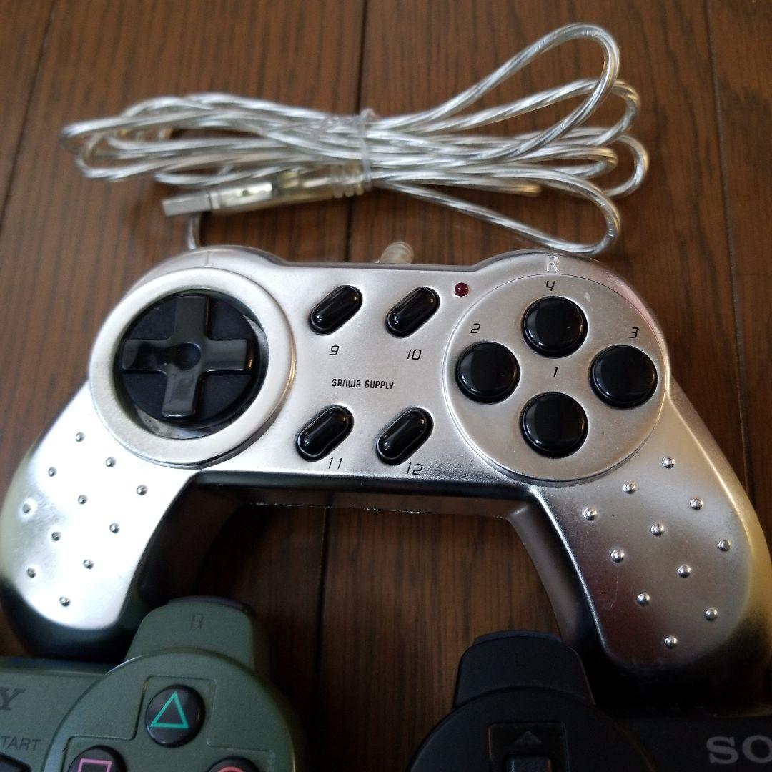 ジャンク品　PLAYSTATION コントローラー他　５個まとめ