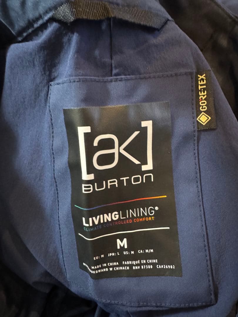 Burton [ak]ネイビースノーボードパンツ GORE-TEX ウィメンズＭ
