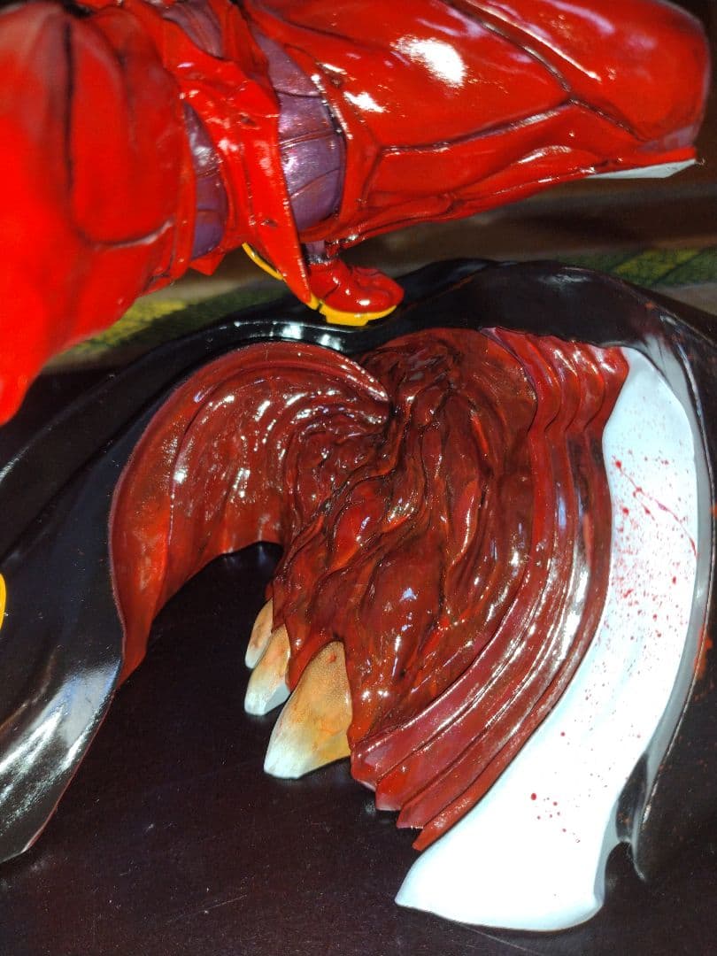 海洋堂 アートプラ エヴァンゲリオン2号機 獣化第2形態 血戦 組み立て塗装済み