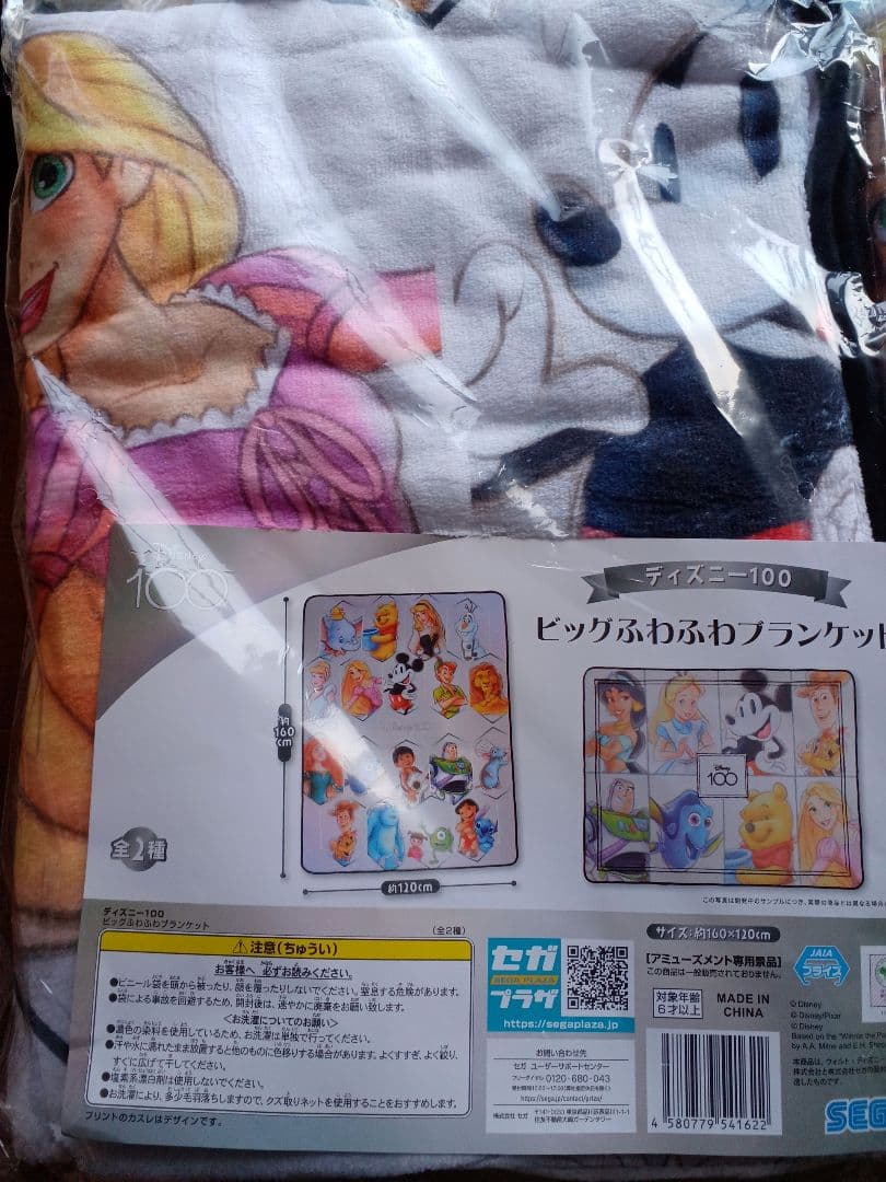 Disneyディズニー100　ブランケット　クッション　ファイル　バッグ巾着袋