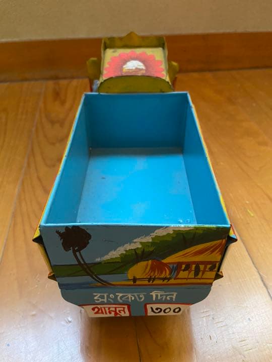 アンティーク　ハンドペイント　トラクター