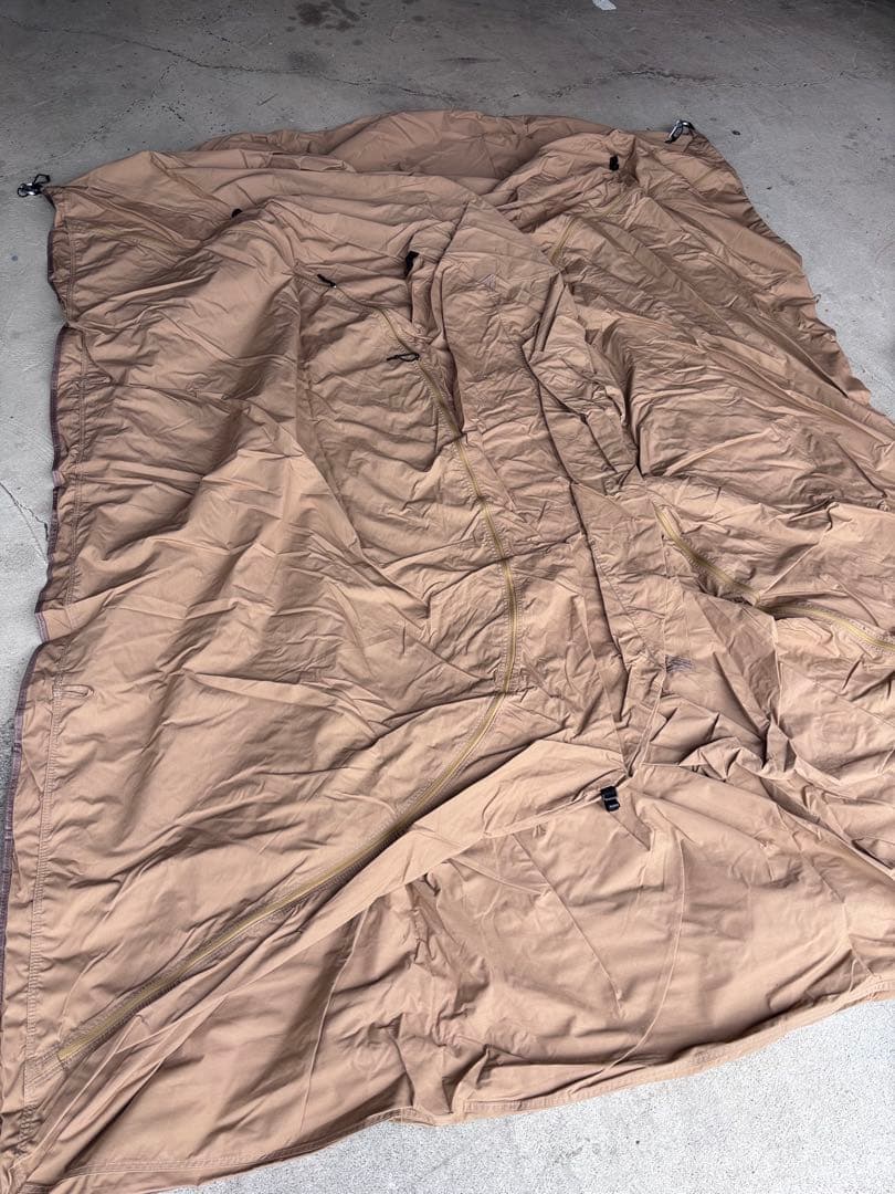 【美品】ビジョンピークス TCルーテント 3人用（他社製グランドシート付）