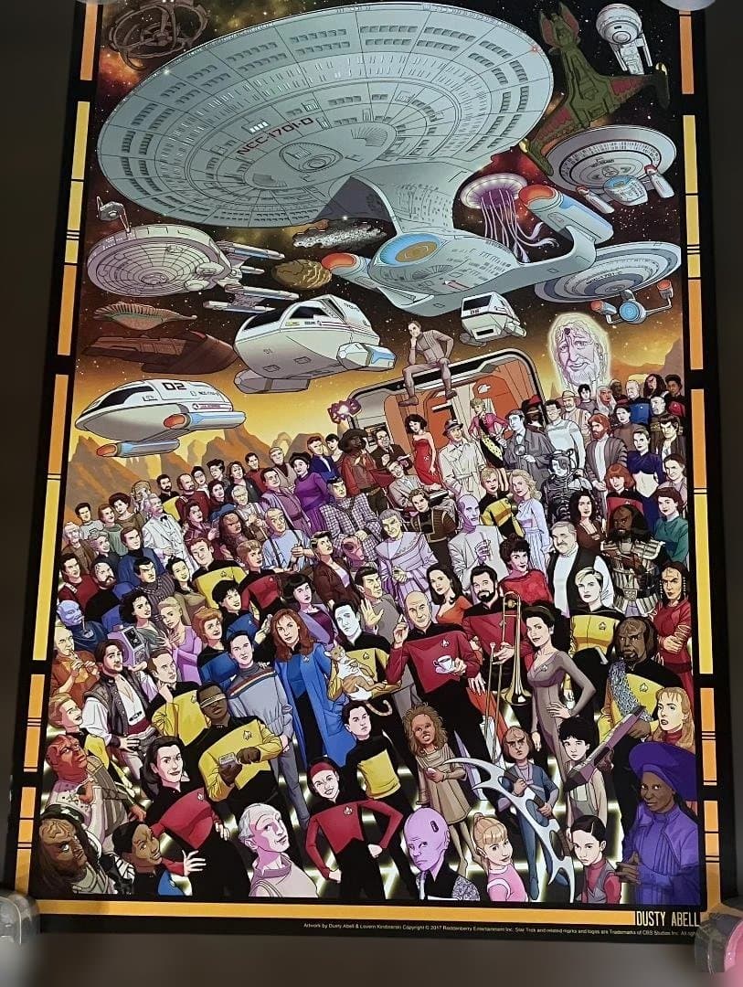 新スタートレック 30周年記念ポスターセット(3枚組)シリアルナンバー900