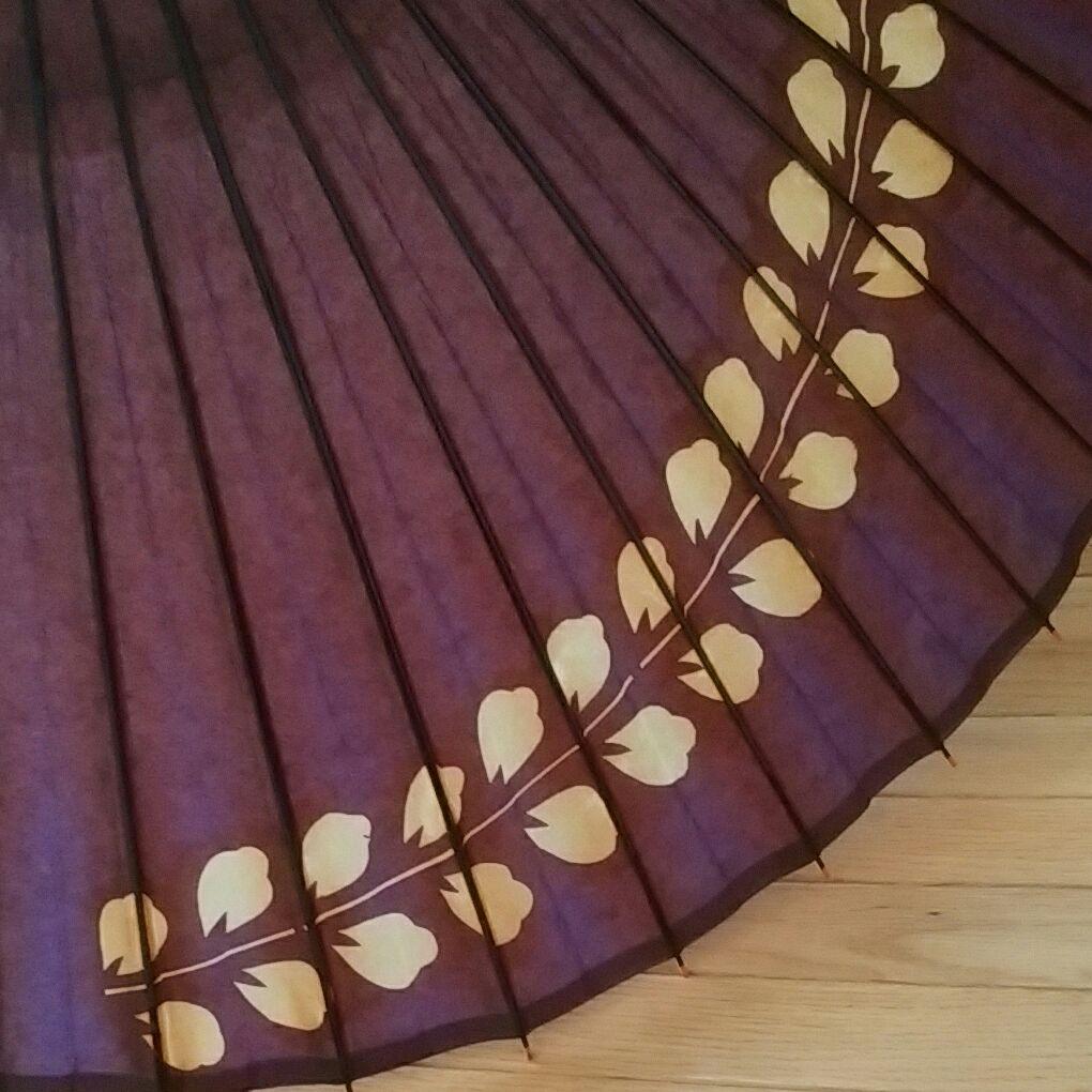 京都 かさ源 国産和傘【紫 藤】