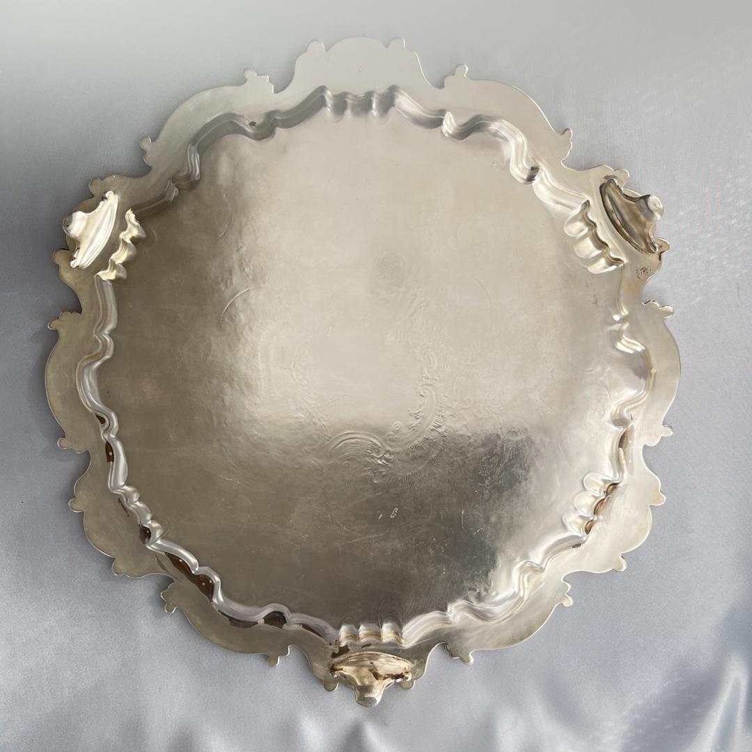 【英国】チッペンデール ギャラリートレー / ドリンクトレー 31.5cm