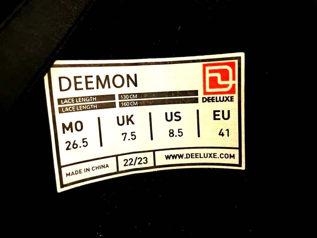 DEELUXE DEEMON 26.5cmディーラックスデーモン黒