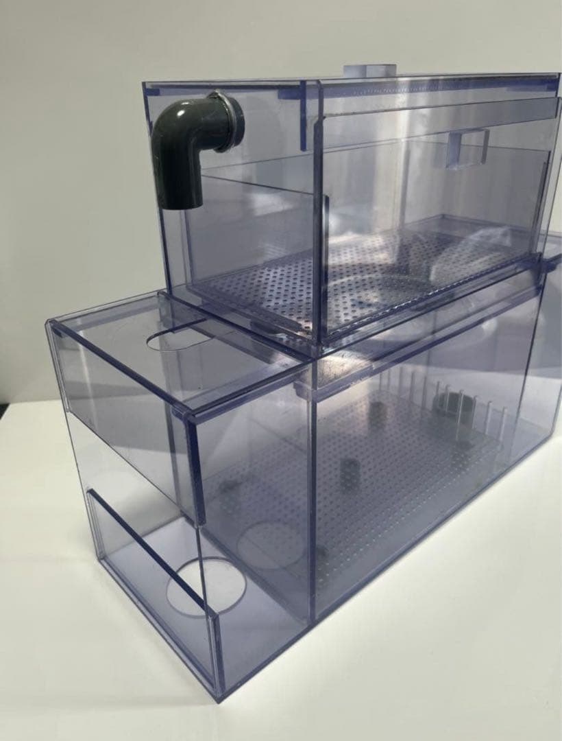 【引取限定】45センチアクリル水槽 45cmと上部フィルター 水中ポンプ付き