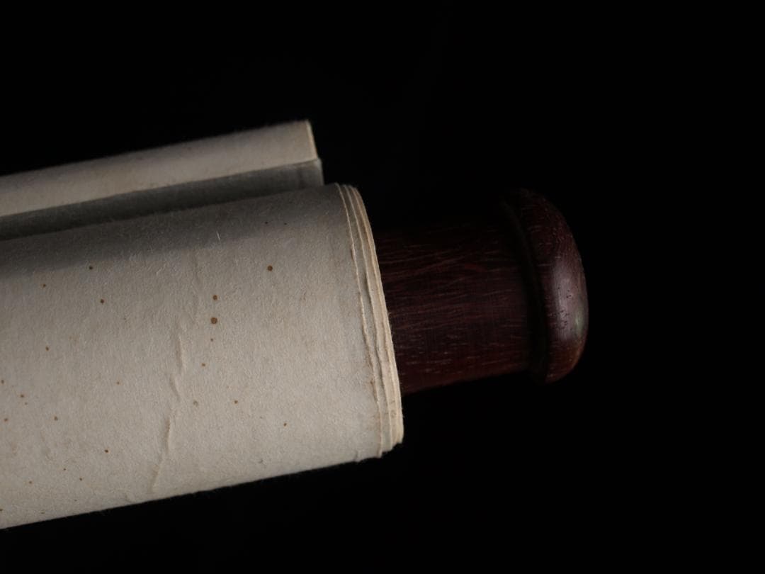 民間仕入れ品　中国近時代の掛軸 张大千作 肉筆絵 DE542A6-1