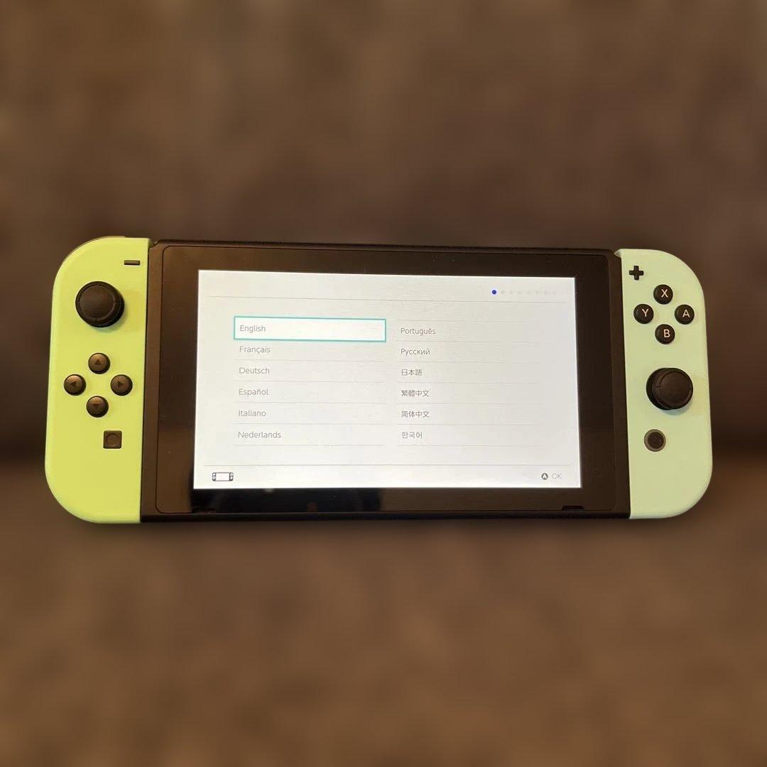 【美品】どうぶつの森デザイン Nintendo Switch 本体