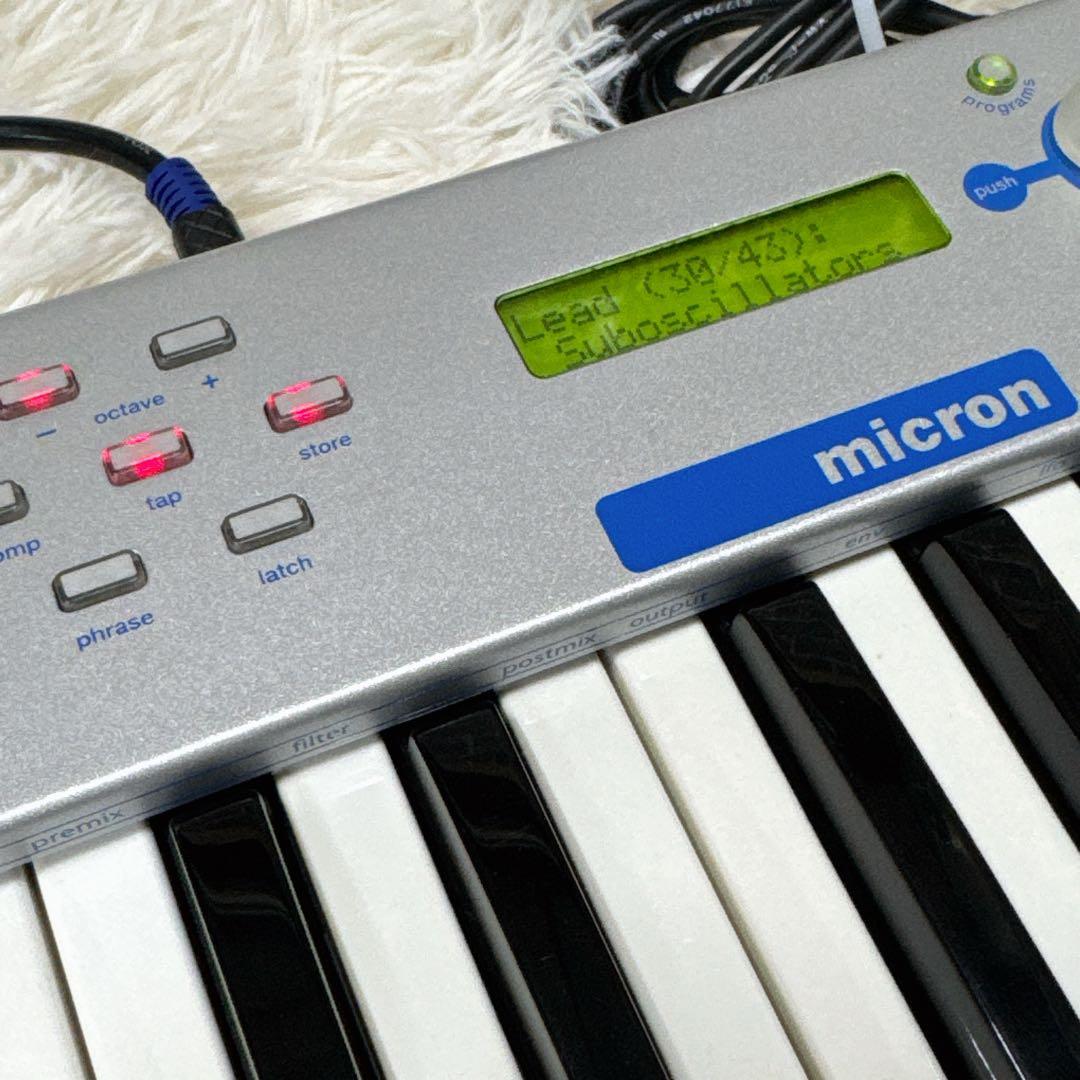 限定カラー！ALESIS MICRON アナログモデリングシンセサイザー ブルー