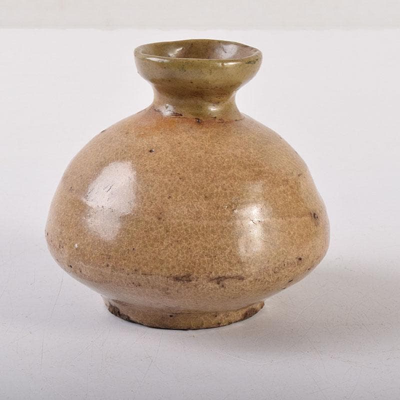 朝鮮美術　李朝　高麗青磁　徳利　M　R7868