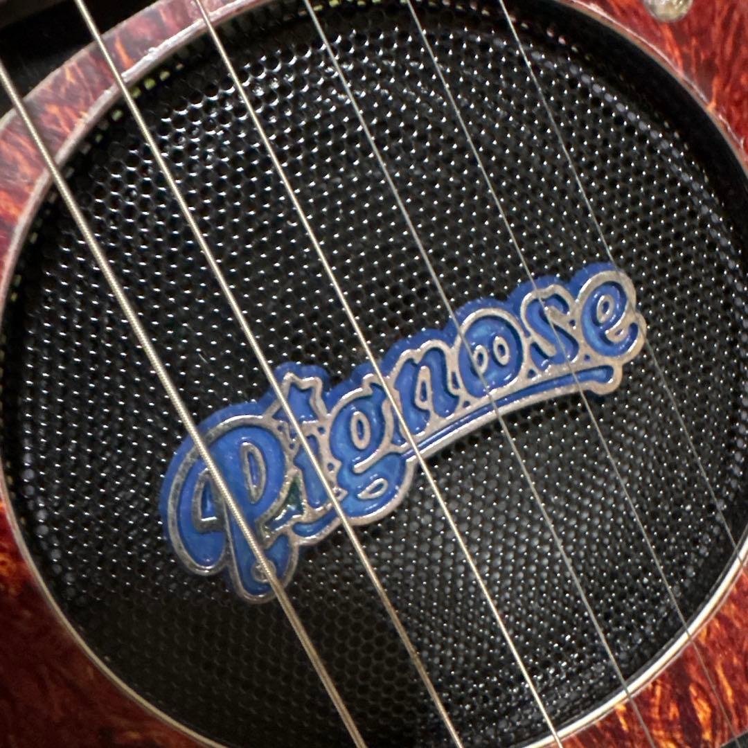 美品　Pignose ピグノーズ アンプ内蔵 ミニ エレキギター　ソフトケース付