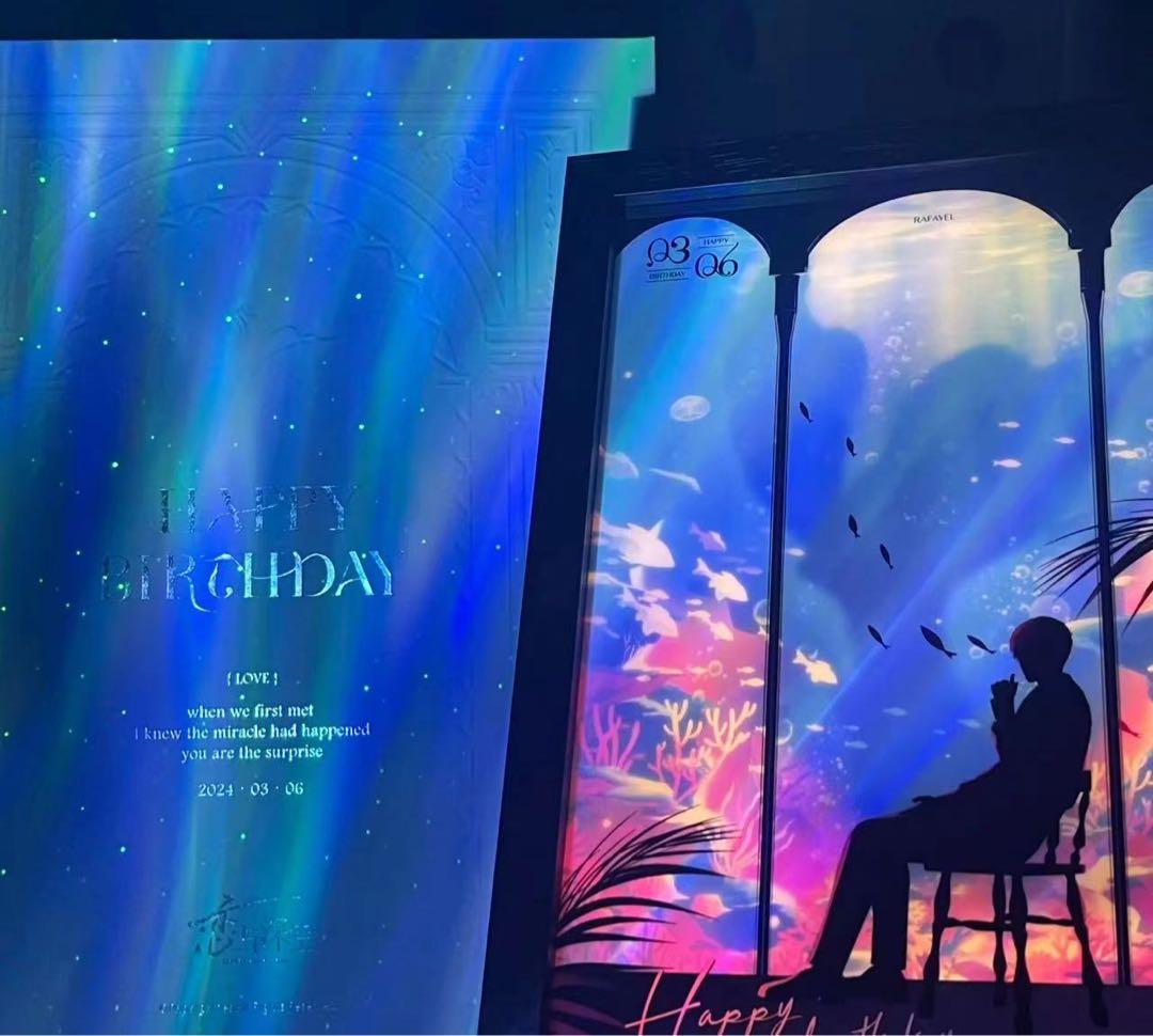 恋と深空 中国 公式 ホムラ 誕生日 バースデー アクリルライトボード