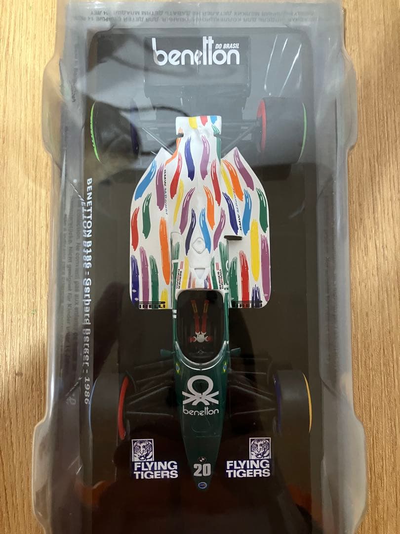 日本未発売　ビッグスケールF1コレクション　ベネトンB186 1986年